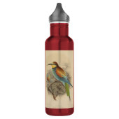 illustratie van de Europese bijeneter Waterfles (Links)