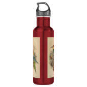 illustratie van de Europese bijeneter Waterfles (Achterkant)