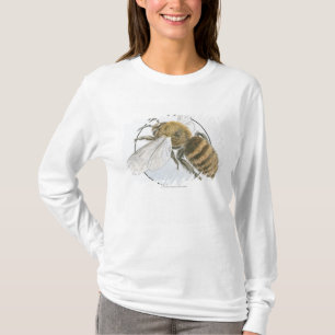 Illustratie van de Europese honingbijen T-shirt