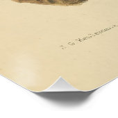  illustratie van de Europese munt Perfect Poster (Hoek)