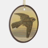  illustratie van de Europese nachtjar Keramisch Ornament (Rechts)