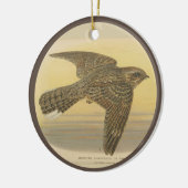  illustratie van de Europese nachtjar Keramisch Ornament (Links)