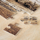 Illustratie van de familie Elephant Animal Art Legpuzzel (Zijkant)