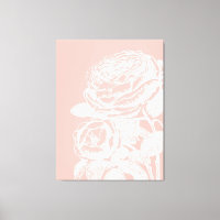  illustratie van de flora Blush Pink Botanical