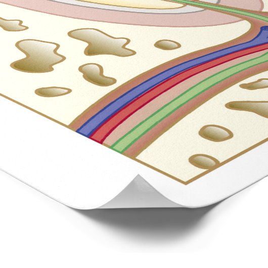 Illustratie van de gebitsvulling poster (Hoek)