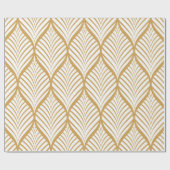  illustratie van de geometrische bladeren naadloos cadeaupapier (Vlak)