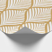  illustratie van de geometrische bladeren naadloos cadeaupapier (Hoek)