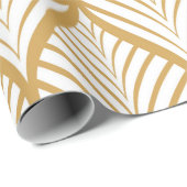  illustratie van de geometrische bladeren naadloos cadeaupapier (Rol Hoek)