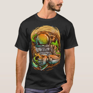 Illustratie van de Gevist astronaut T-shirt