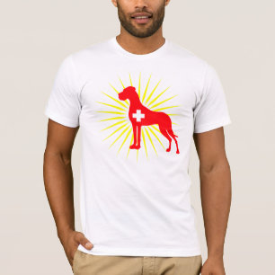 Illustratie van de grote gestalte t-shirt