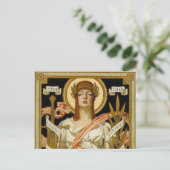 Illustratie van de Grote Oorlogsoverwinning, 1918  Briefkaart (Staand voorkant)