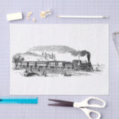  illustratie van de illustratie van de stoomtrein tissuepapier (Craft)