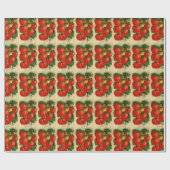 illustratie van de Jessie Strawberry Cadeaupapier (Vlak)