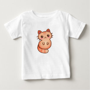 Illustratie van de Kat van Kawaii de Leuke Oranje