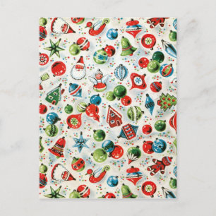 Illustratie van de kerstbekroningen feestdagenkaart