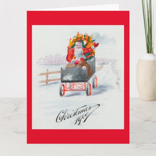 Illustratie van de kerstfeestdag kaart (Voorkant)
