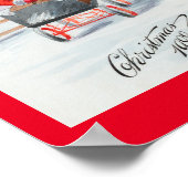 Illustratie van de kerstfeestdag poster (Hoek)