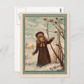 Illustratie van de  kinderprimer briefkaart (Voorkant / Achterkant)