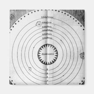 Illustratie van de kosmos magneet