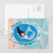 Illustratie van de Kus van de Bel van de Spiegel w Briefkaart (Voorkant / Achterkant)