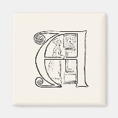  illustratie van de letter A Magneet (Voorkant)