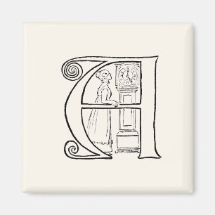 illustratie van de letter A Magneet
