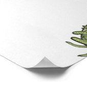 Illustratie van de levenscyclus van een Selaginell Poster (Hoek)