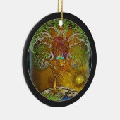 Illustratie van de levensstructuur keramisch ornament (Rechts)