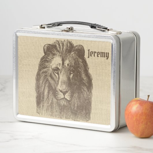  illustratie van de Lion op Aangepersonaliseerde B (In situ)