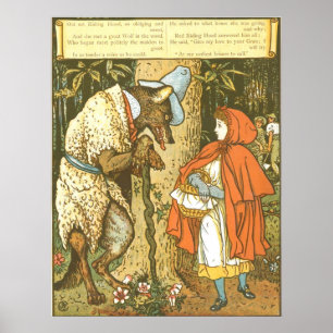 Illustratie van de  Little Red Riding Hood (1915) Poster