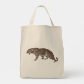  illustratie van de luipaard tote bag (Achterkant)