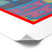 Illustratie van de Mode Art Deco door George Barbi Poster (Hoek)