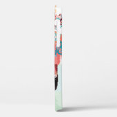 illustratie van de mode met roze flamingoflami Case-Mate iPhone case (Achterkant / Links)