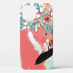 illustratie van de mode met roze flamingoflami Case-Mate iPhone case