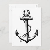  illustratie van de Nautical Anchor Briefkaart (Voorkant / Achterkant)