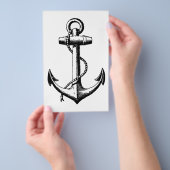  illustratie van de Nautical Anchor Flyer (Hand)