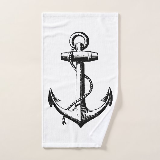  illustratie van de Nautical Anchor Handdoek (Handdoek)