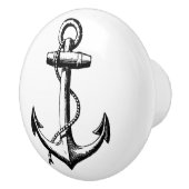 illustratie van de Nautical Anchor Keramische Knop (Rechts)