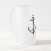  illustratie van de Nautical Anchor Matglas Bierpul (Voorkant links)