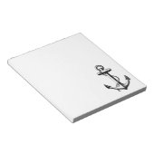 illustratie van de Nautical Anchor Notitieblok (Schuin)