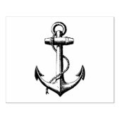 illustratie van de Nautical Anchor Rubberstempel (Afrduk)