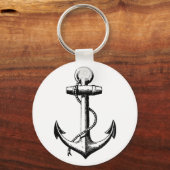  illustratie van de Nautical Anchor Sleutelhanger (Voorkant)