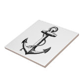  illustratie van de Nautical Anchor Tegeltje (Zijkant)