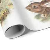 Illustratie van de noordelijke haas (Lepus America Cadeaupapier (Rol Hoek)