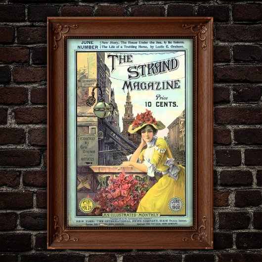 Illustratie van de omslag van het Victoriaanse Str Poster