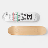 Illustratie van de optische ooggrafiek skateboard (Horizontaal)