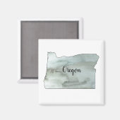 Illustratie van de Oregon-staat Magneet (Voorkant / Achterkant)