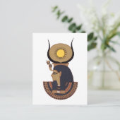 Illustratie van de oude Osiris Egyptische god Briefkaart (Staand voorkant)