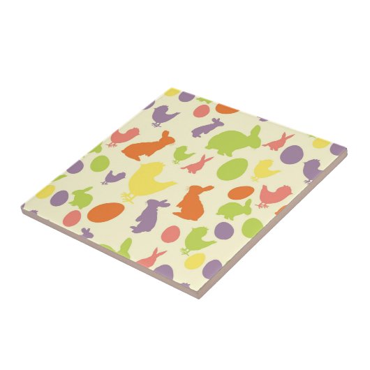 Illustratie van de Paasachtergrond Tegeltje (Zijkant)