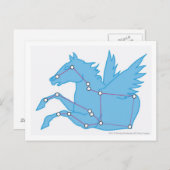 Illustratie van de Pegasus-constellatie Briefkaart (Voorkant / Achterkant)